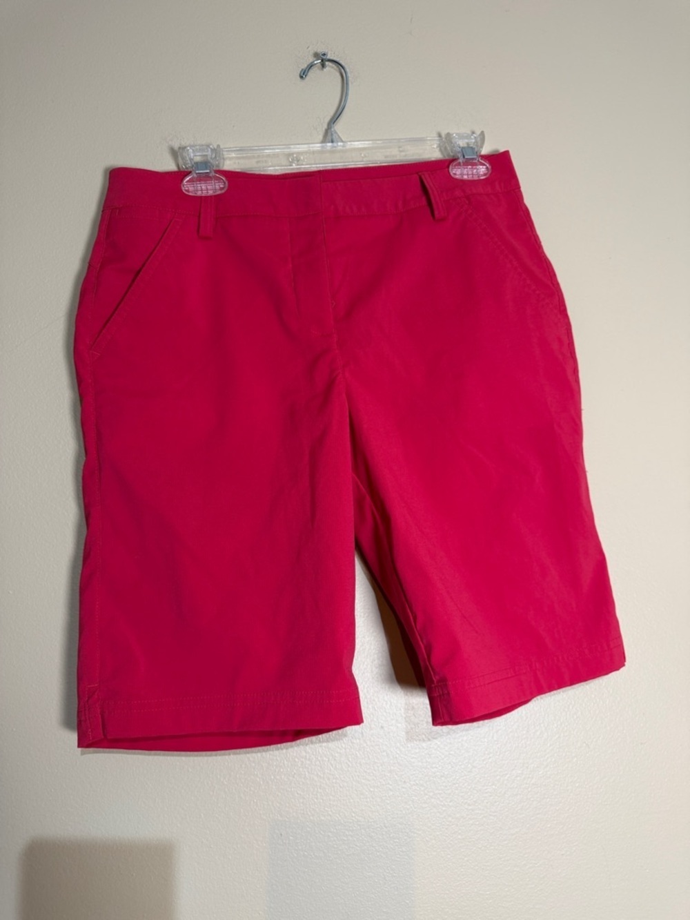 Puma Women's Bright Pink Bermuda Shorts